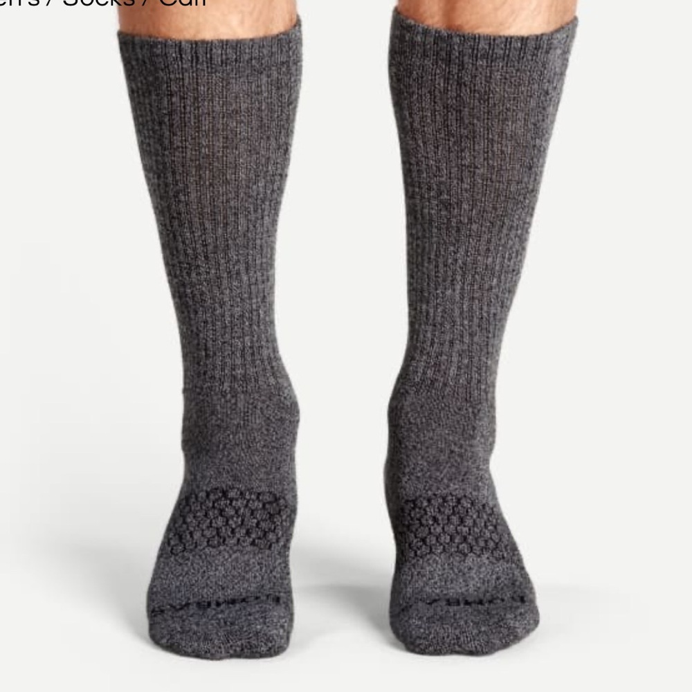 NWT Bombas Men's Marl Calf Socks